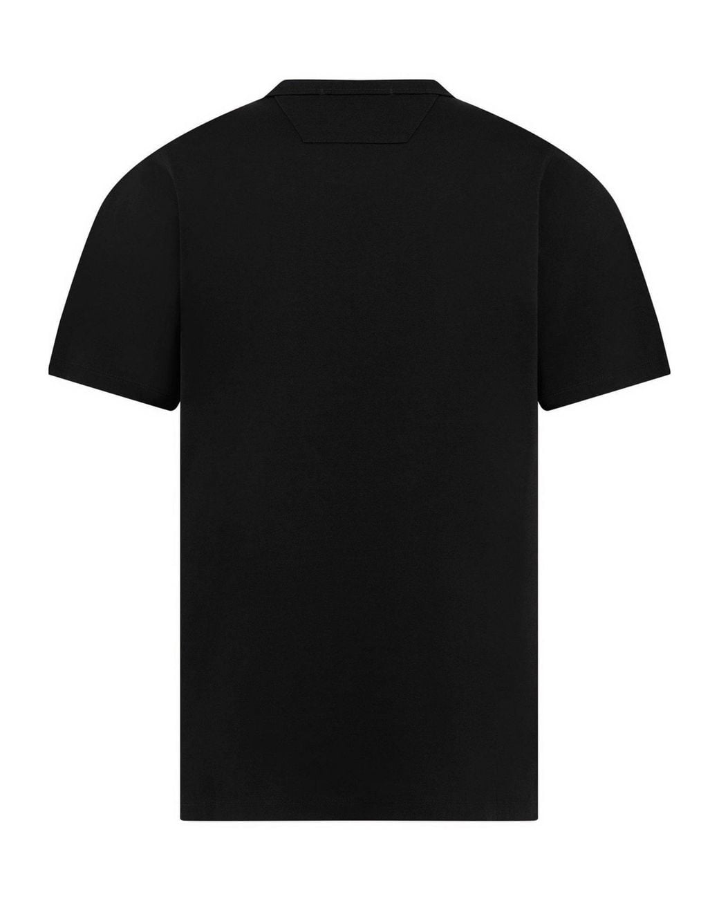 C P Company Black Crewneck Shortsleeve Tshirt for men