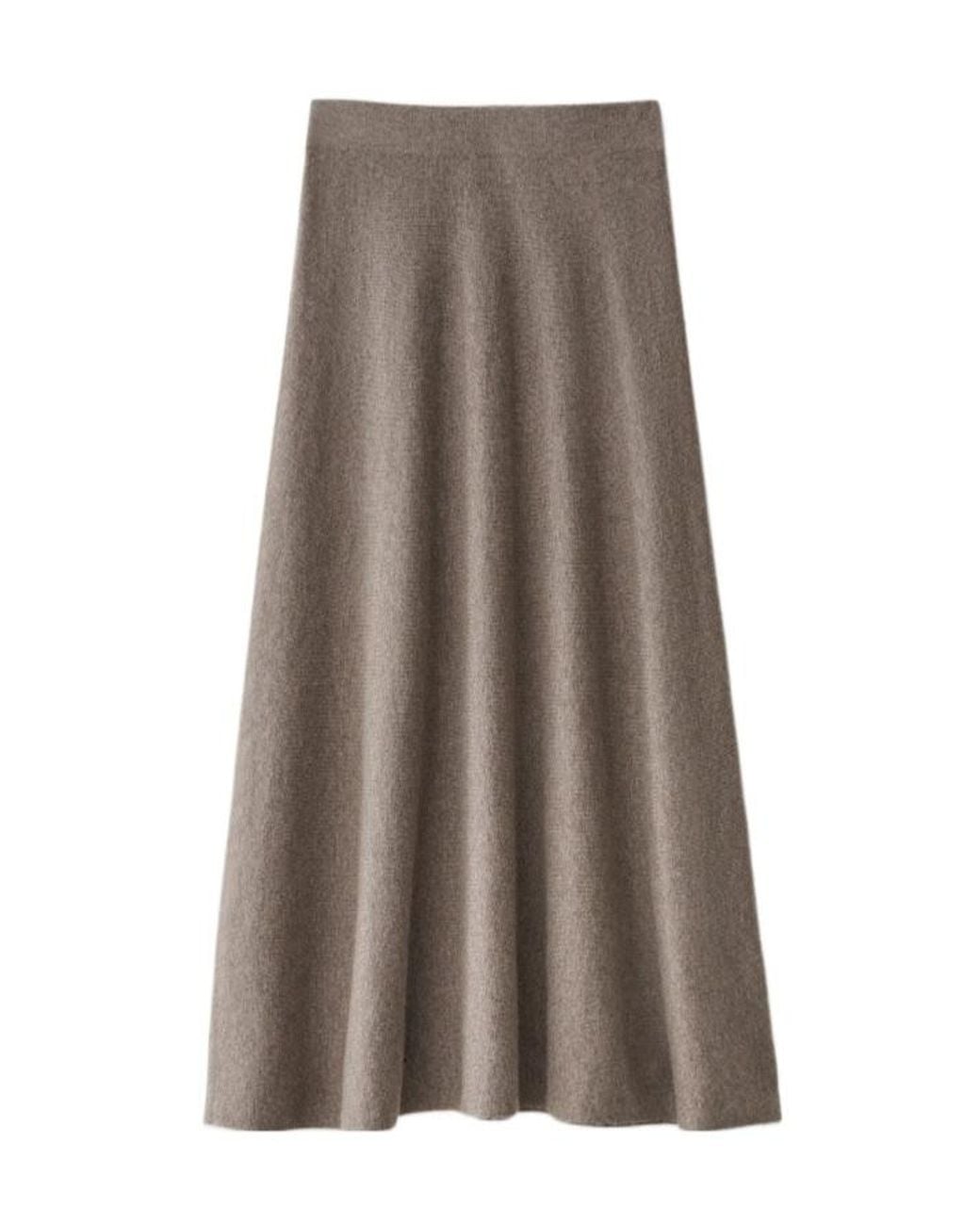 Lisa Yang Brown Flared Skirt