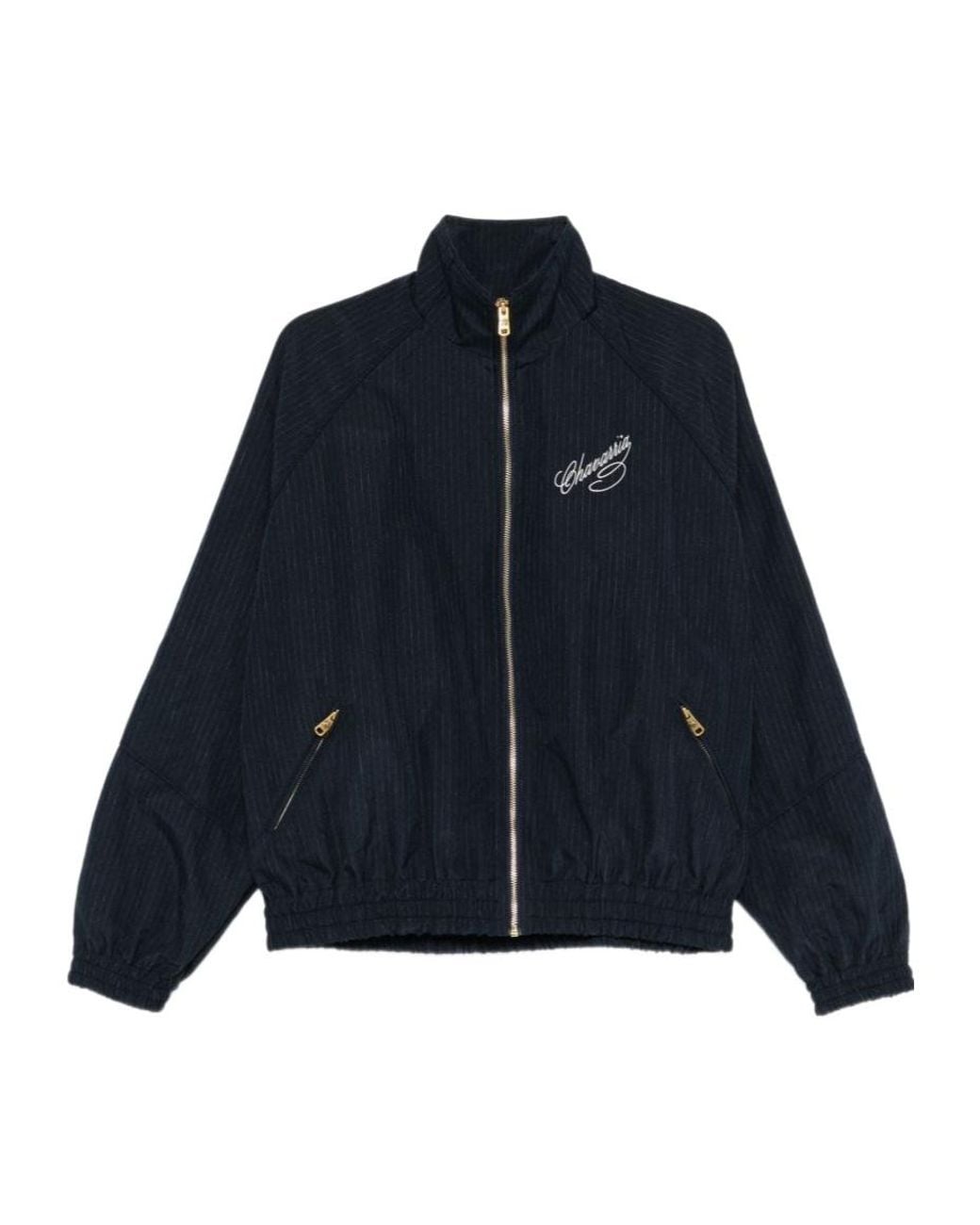 Willy Chavarria Blue Long-Sleeved Zip-Up Jacket for men