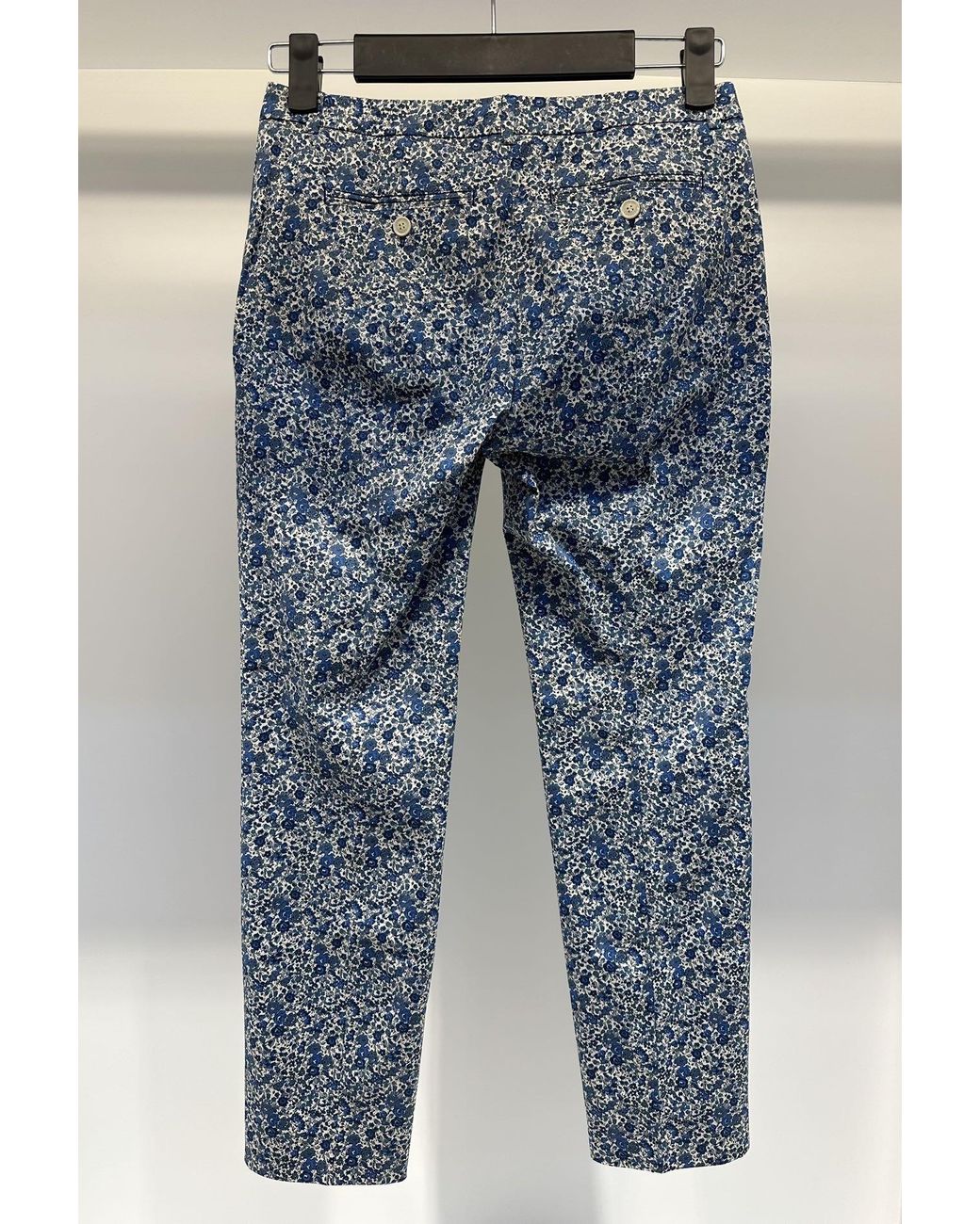 Weekend by Maxmara Blue Flower Casual Pants