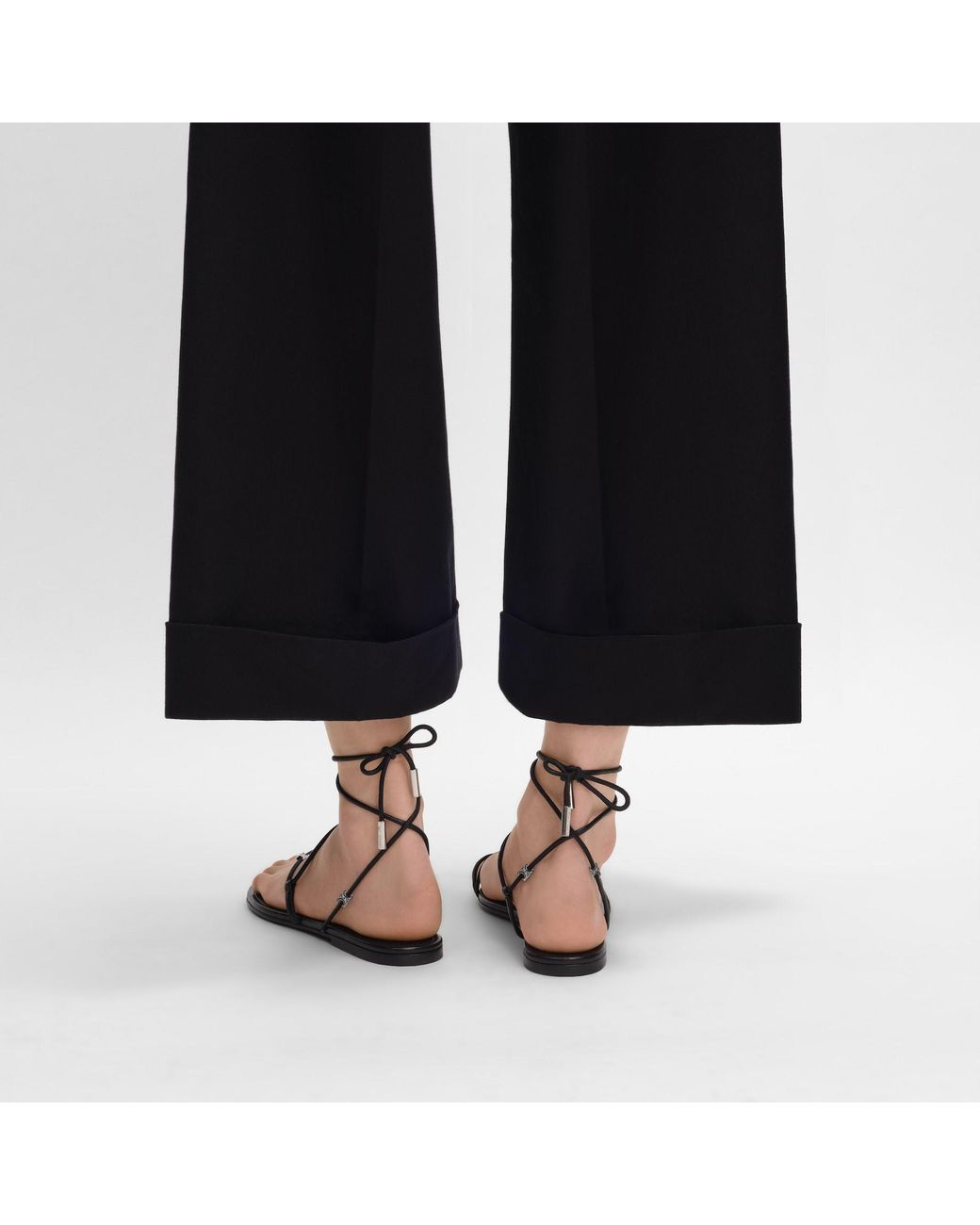 Céline White Spiral Sandal