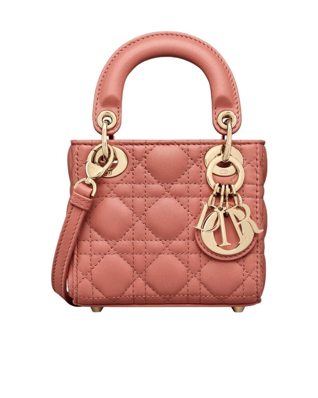Dior Pink Micro Lady Bag