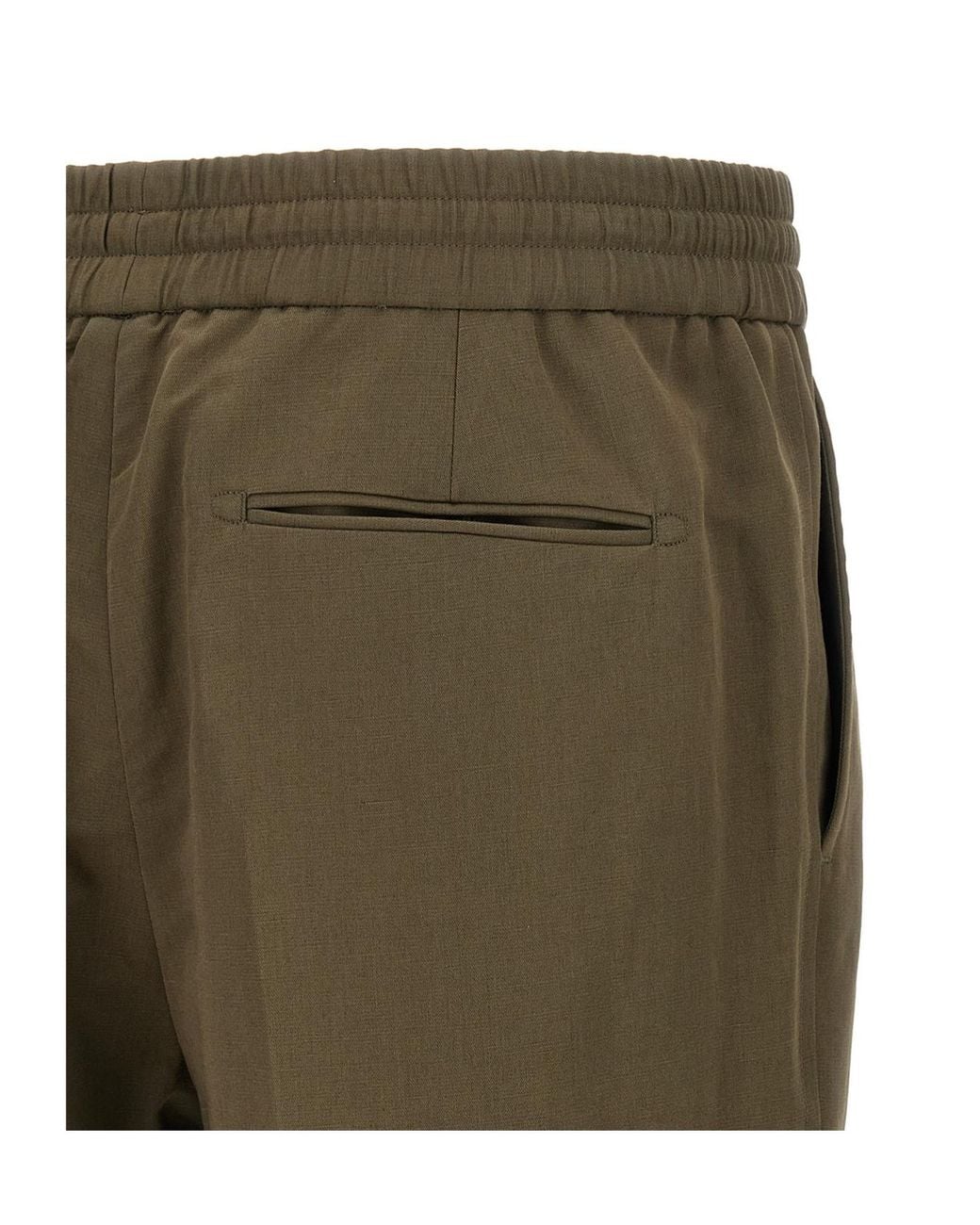 Brioni Green Asolo Tailored Fit Pants for men