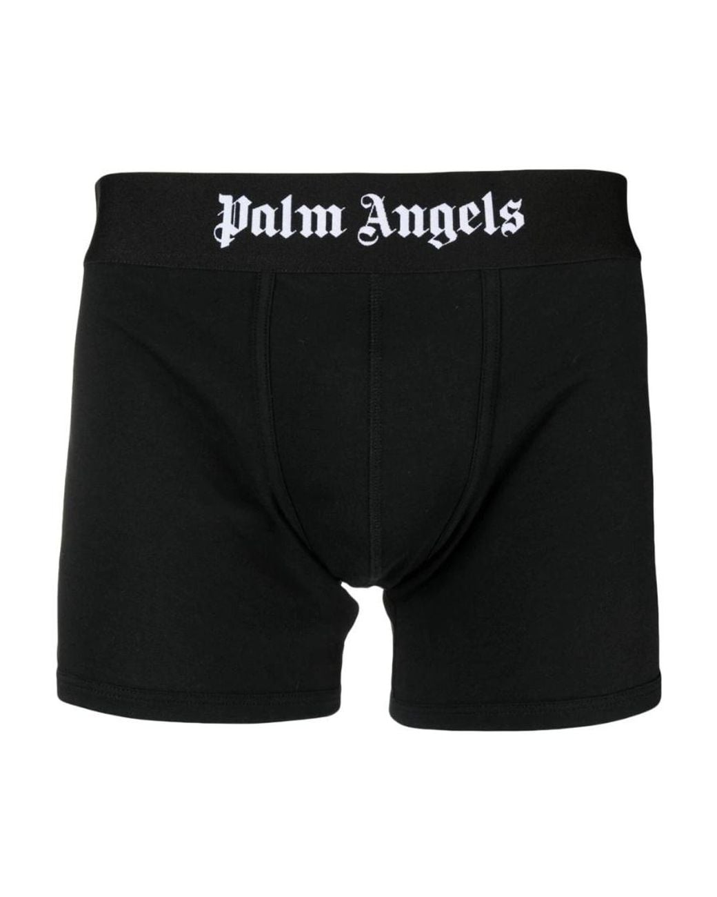 Palm Angels Black Logo-Waistband Boxers (Pack Of 3) for men