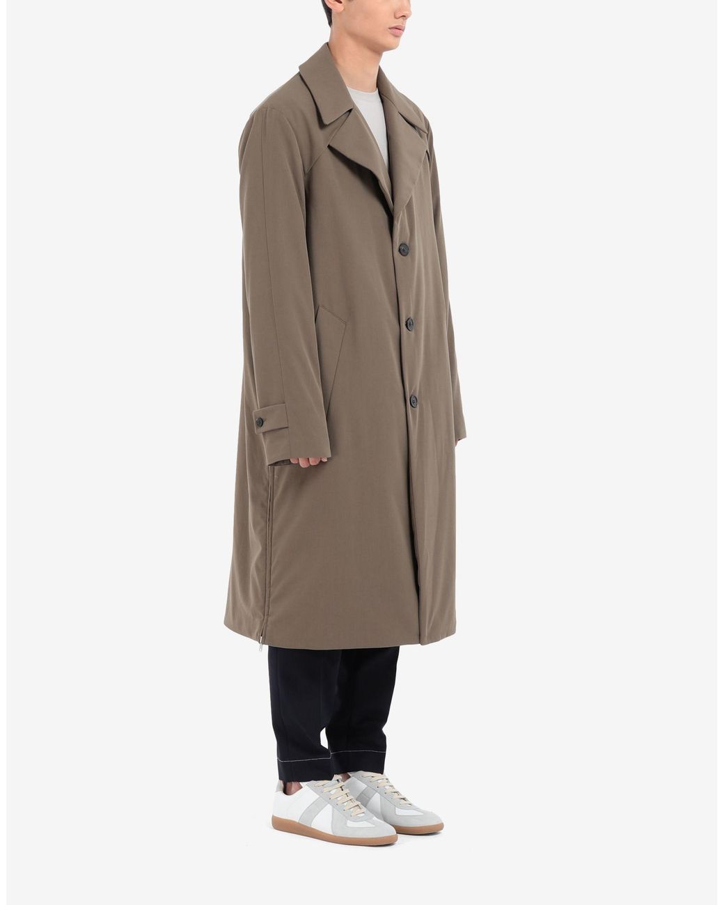 Maison Margiela Brown Classic Trench Coat for men