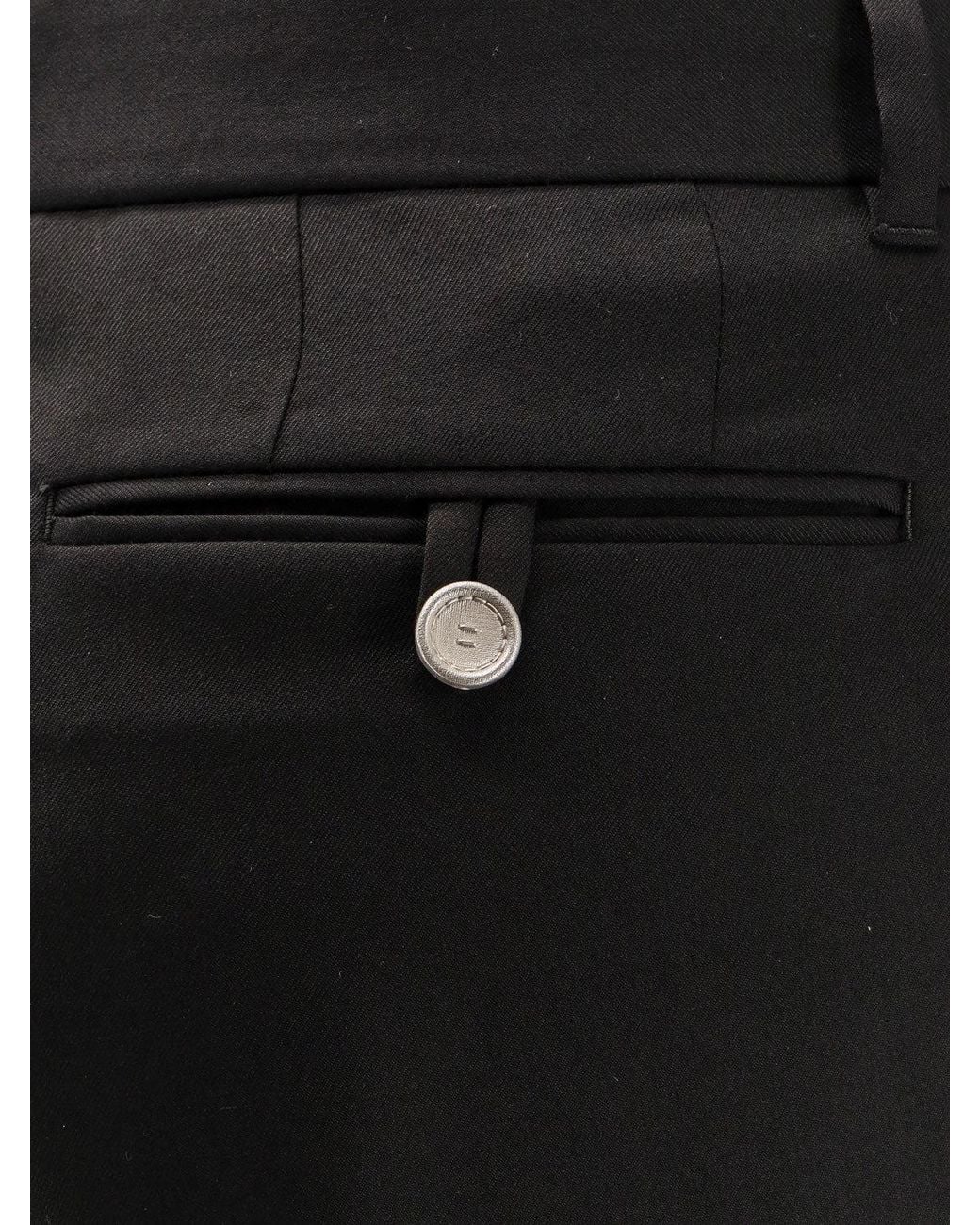 Dior Black Icons Regular-Fit Pants for men
