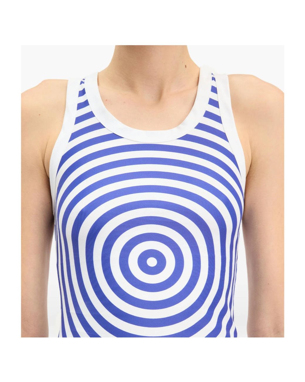 Jean Paul Gaultier Blue Crew Neck Vest