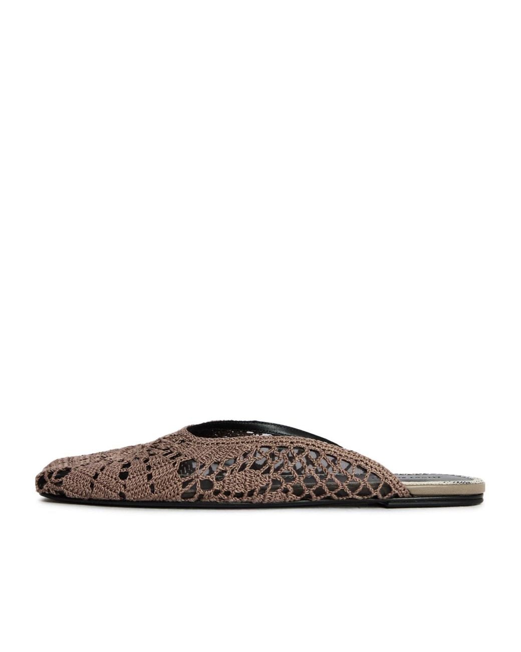 Magda Butrym Brown Mule Slippers