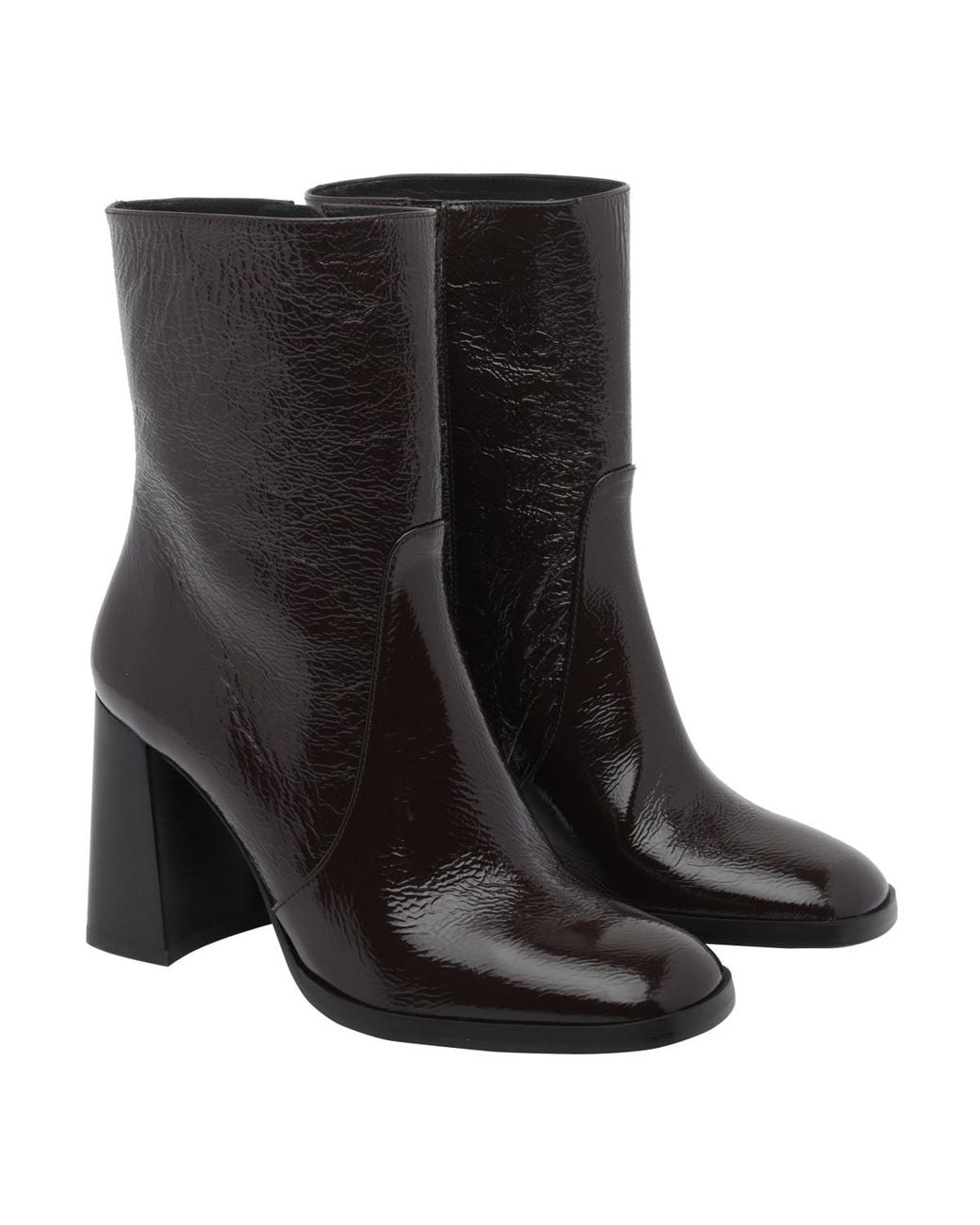 Stuart Weitzman Black Vera Zip-Up Ankle Boots