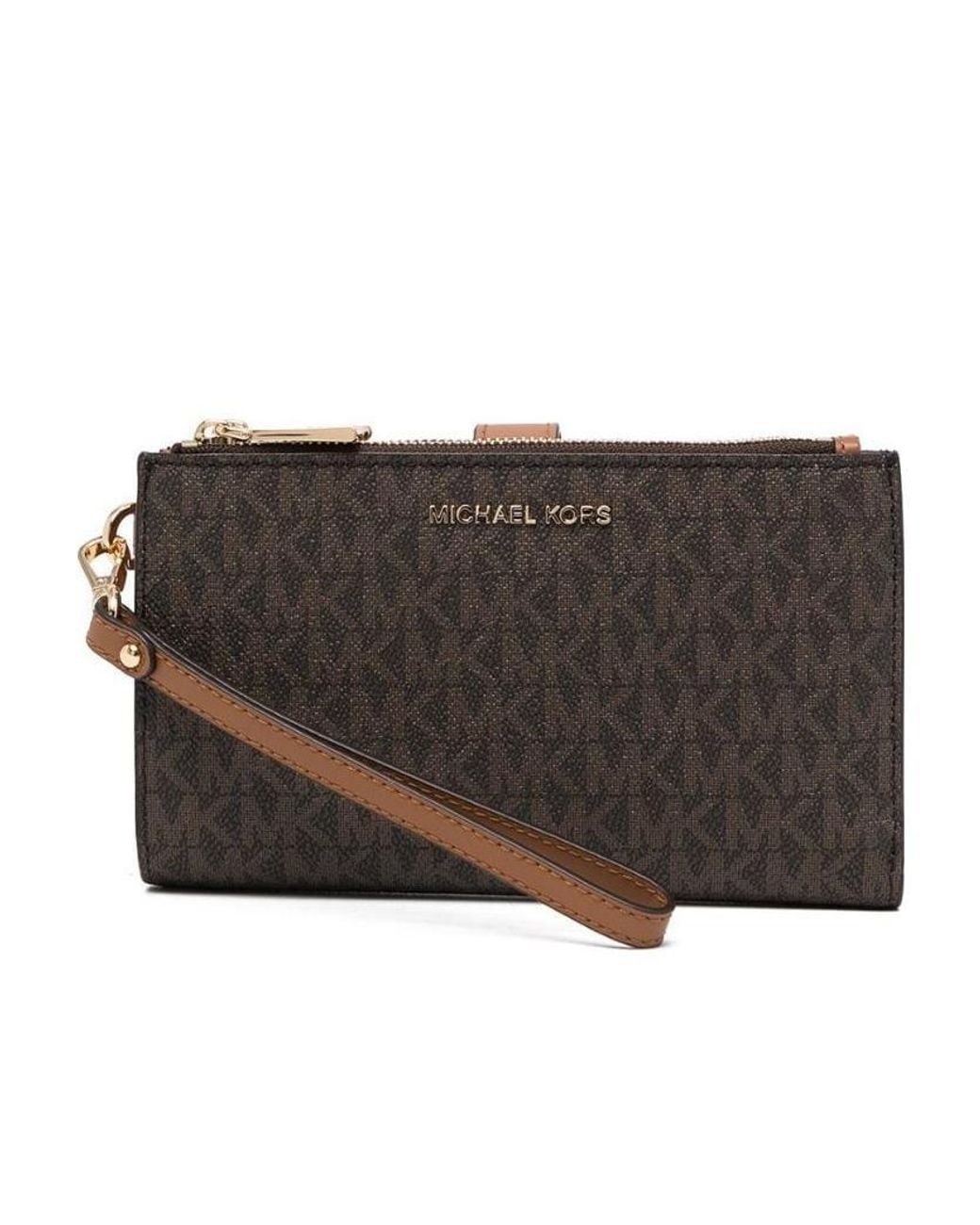 Michael Kors Black Michael Adele Logo Plaque Clutch Bag