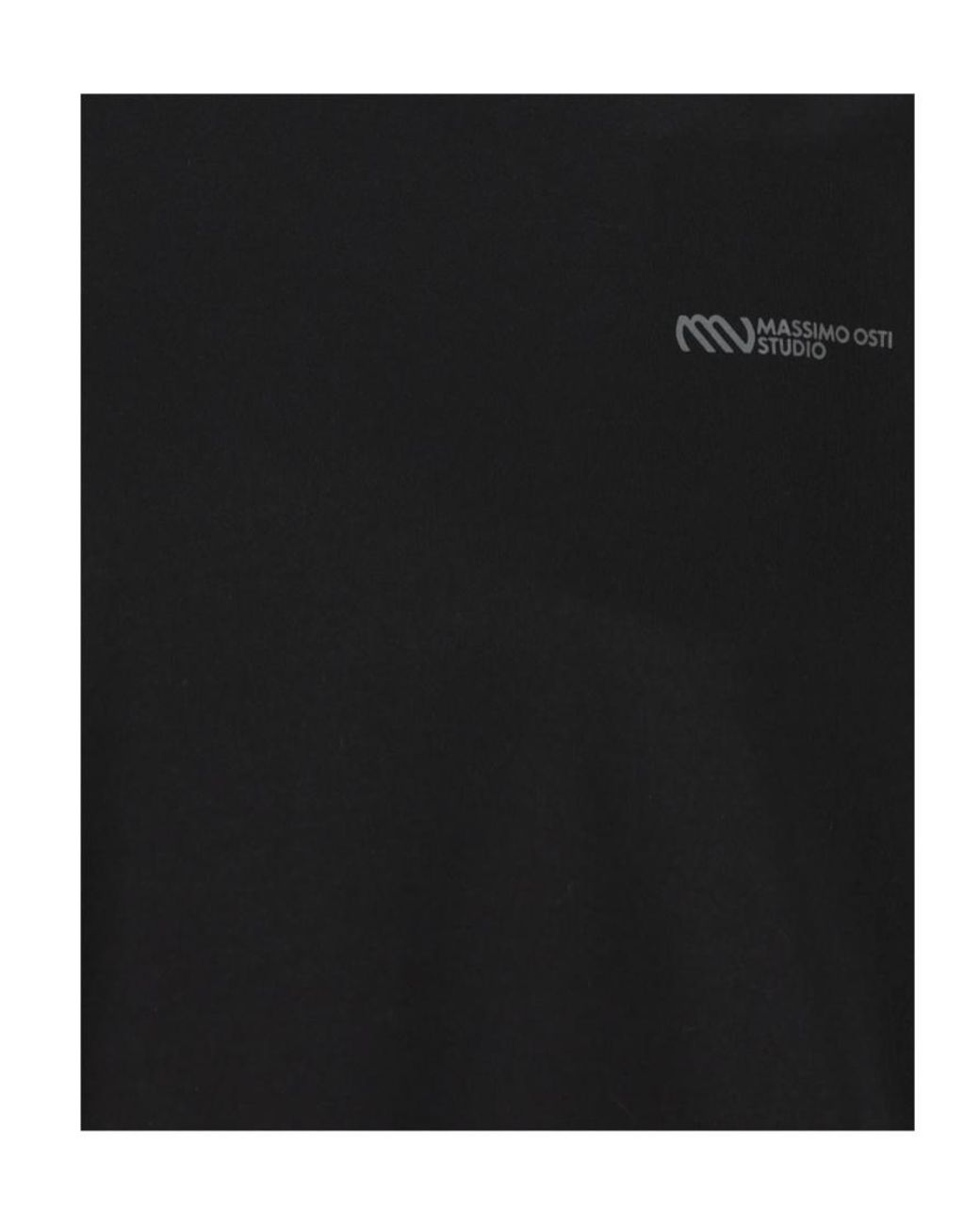 Massimo Osti Studio Black Logo Print T-Shirt for men