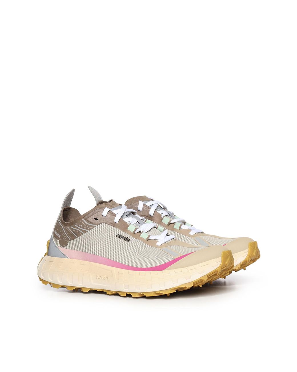 Norda Pink Cinderbio Low-Top Sneakers for men