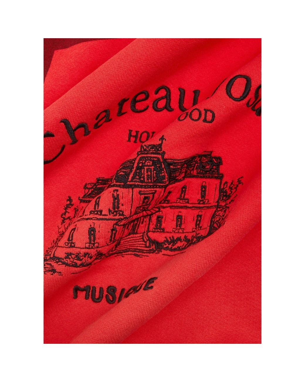 GALLERY DEPT. Red Loose Cotton Sweatshirt for men
