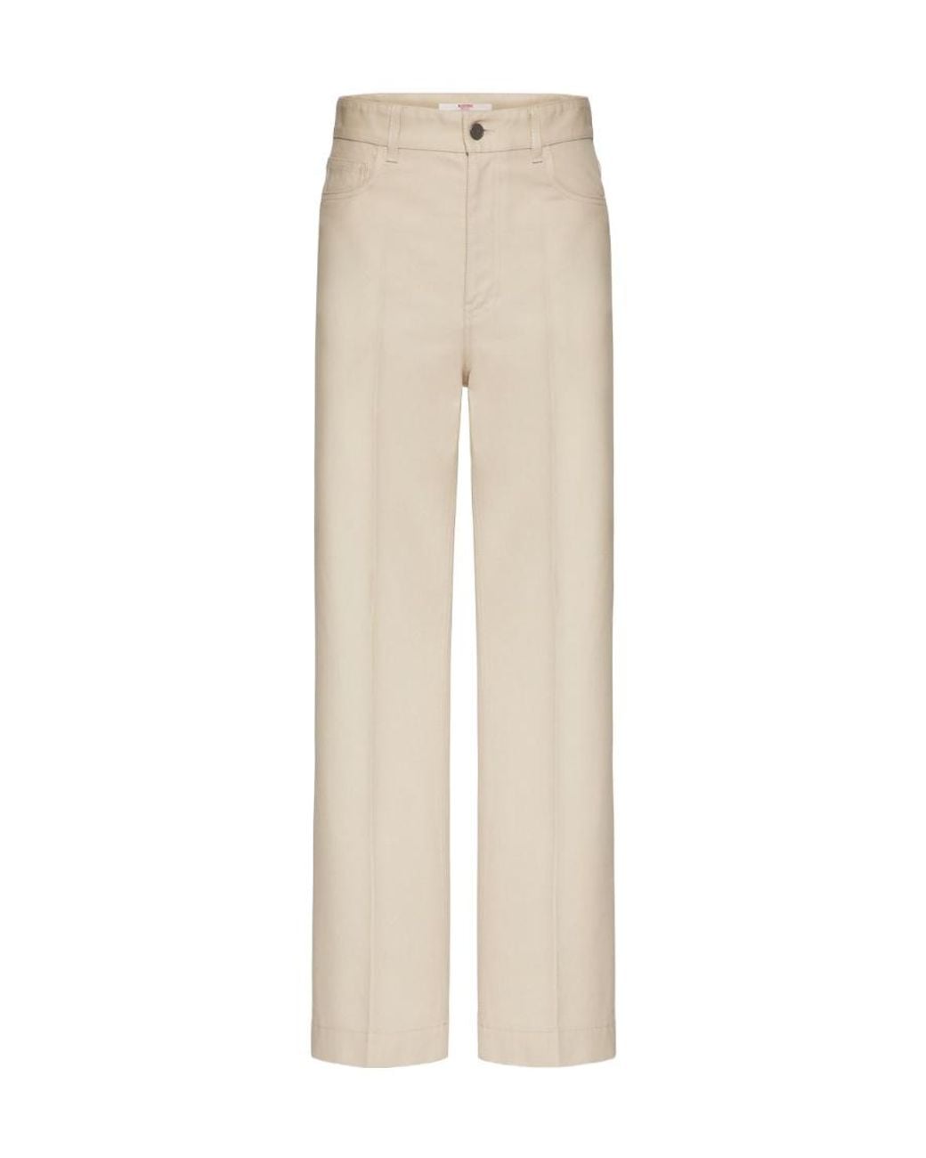 Valentino Natural Straight Leg Tailored Pants for men