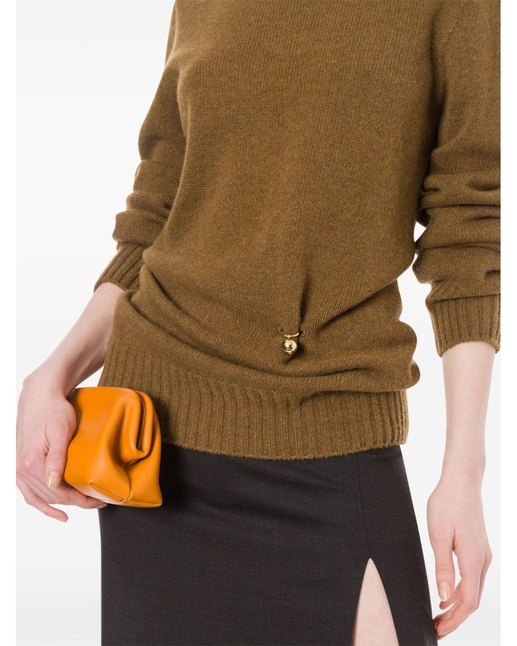 Philosophy Di Lorenzo Serafini Green Long-Sleeved Sweater