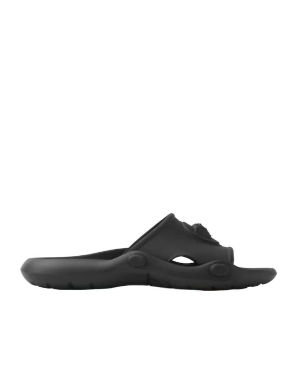 Versace Brown Nettuno Rubber Slides