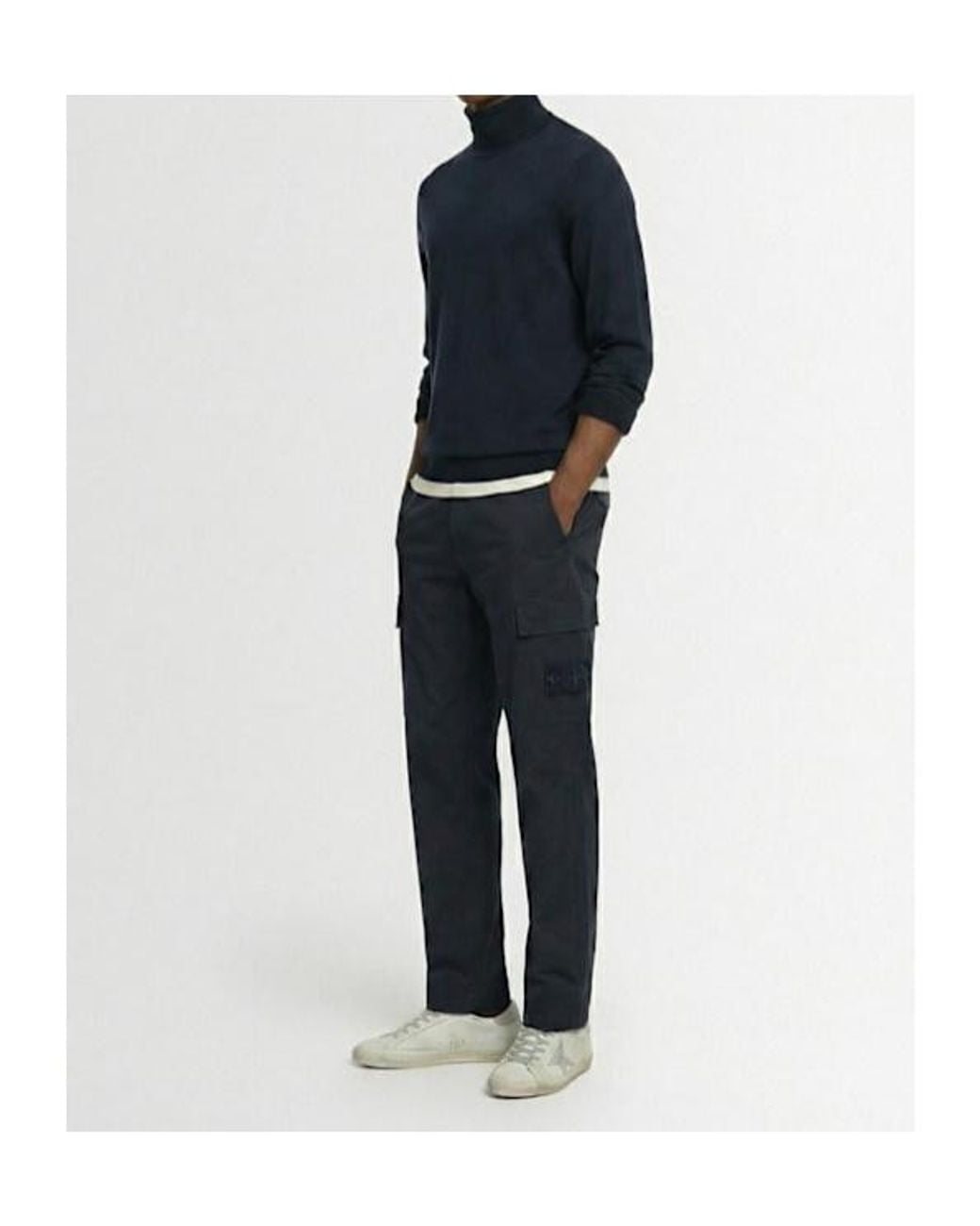 Stone Island Brown Weatherproof Cotton Canvas Pants for men