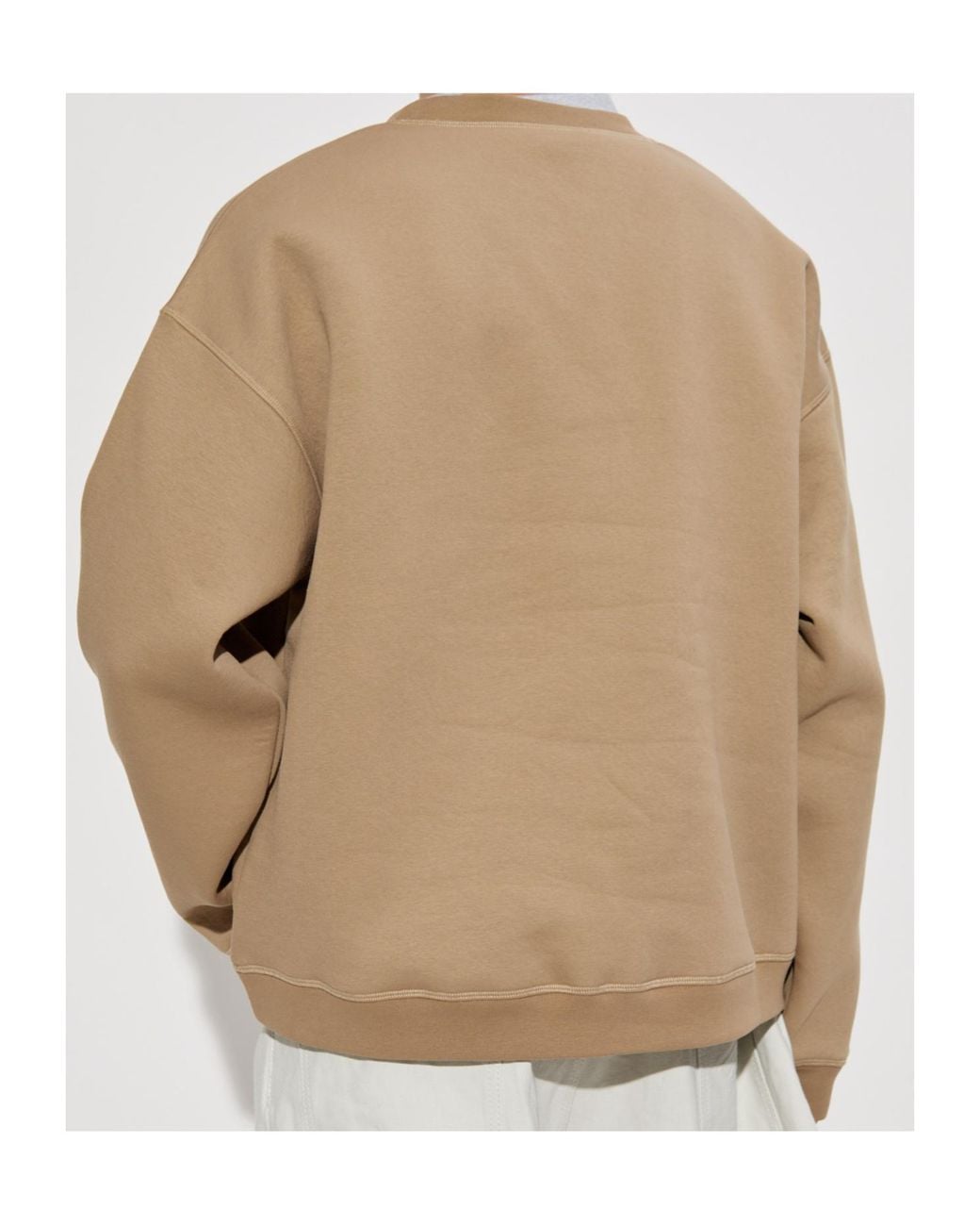 DSquared² Natural Icon Logo Printed Crewneck Sweatshirt for men