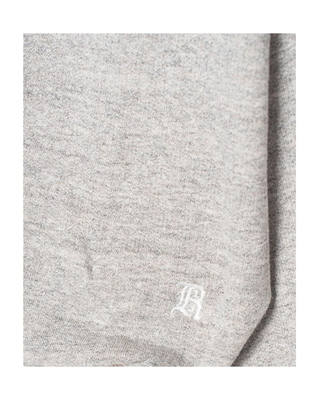 R13 White New York Embroidered Sweatshirt