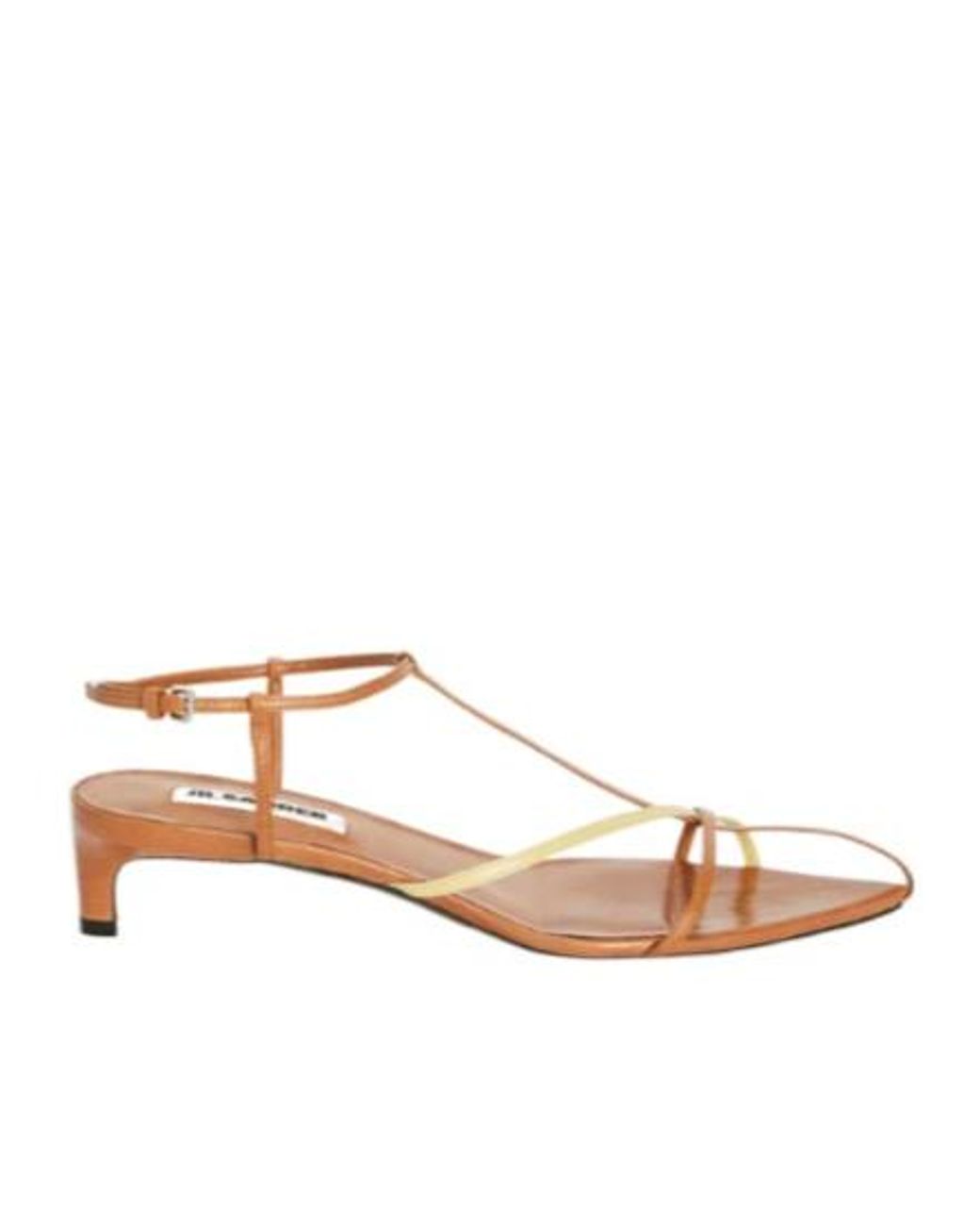 Jil Sander Pink Cage Low-Heel Sandal