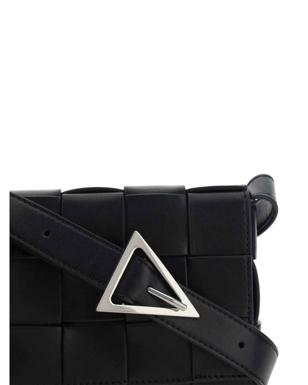 Bottega Veneta Black Cassette Small Shoulder Bag for men