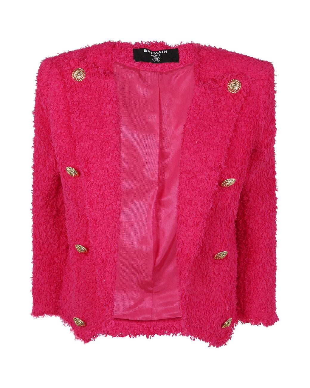 Balmain Pink Tweed Jacket