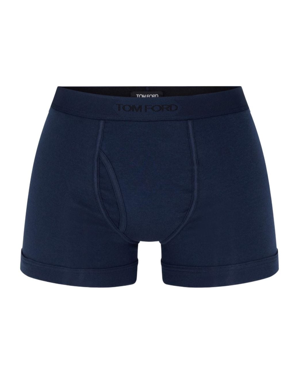 Tom Ford Blue Logo Print Boxer for men