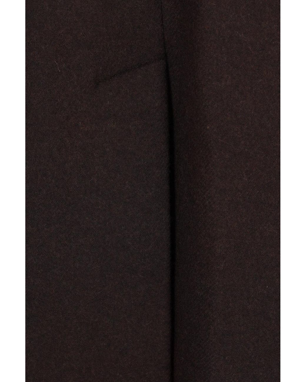 Hed Mayner Black Single-Breasted Oversized Coat for men