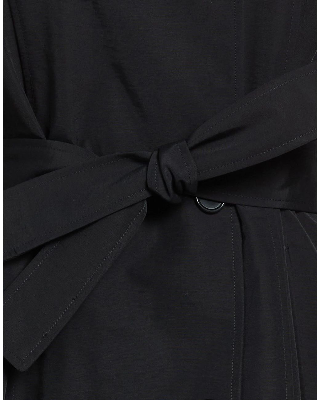 MAX&Co. Black Long Trench Coat