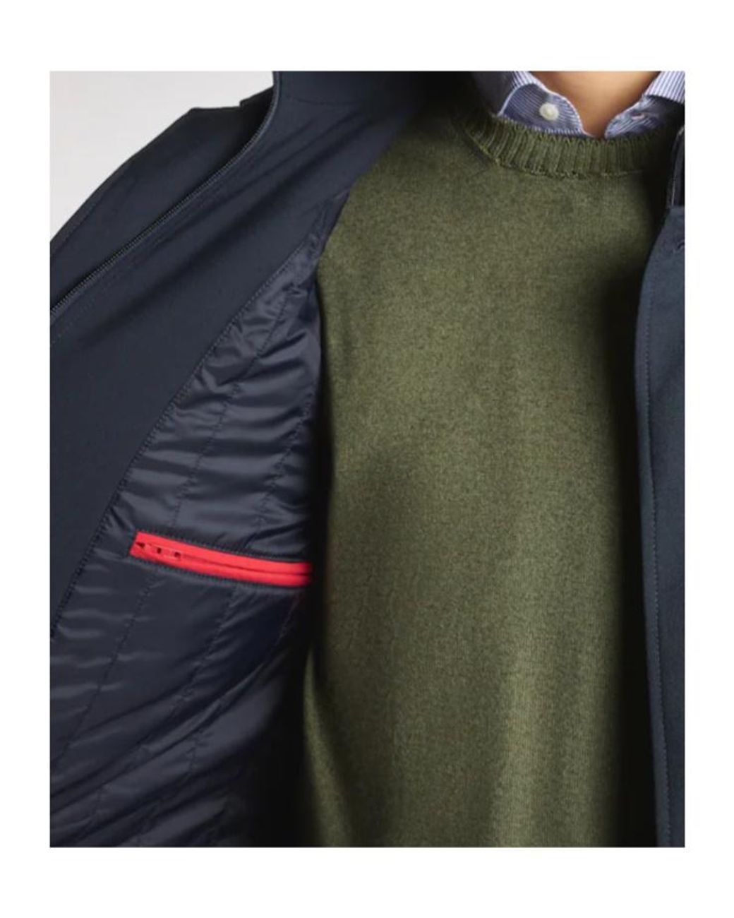 Fay Blue Single-Breasted Coat for men