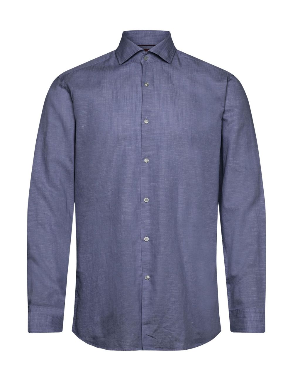 Boss Blue Classic Linen-Blend Shirt for men