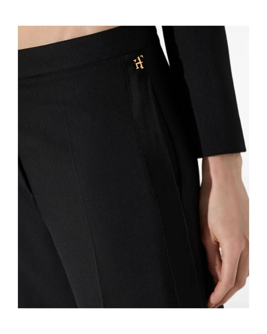 Elisabetta Franchi Blue Trousers