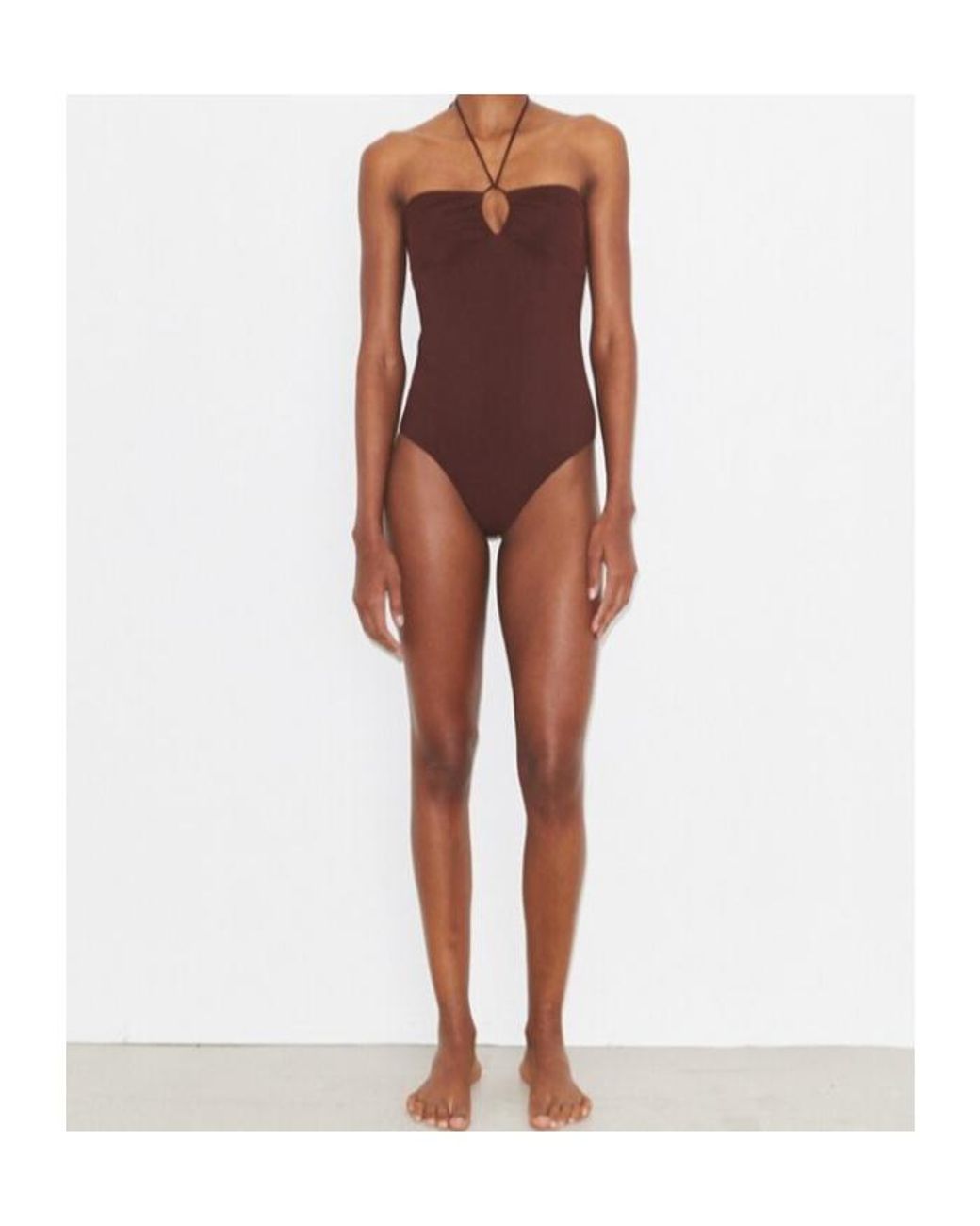 Tory Burch Red Halter Swimsuit