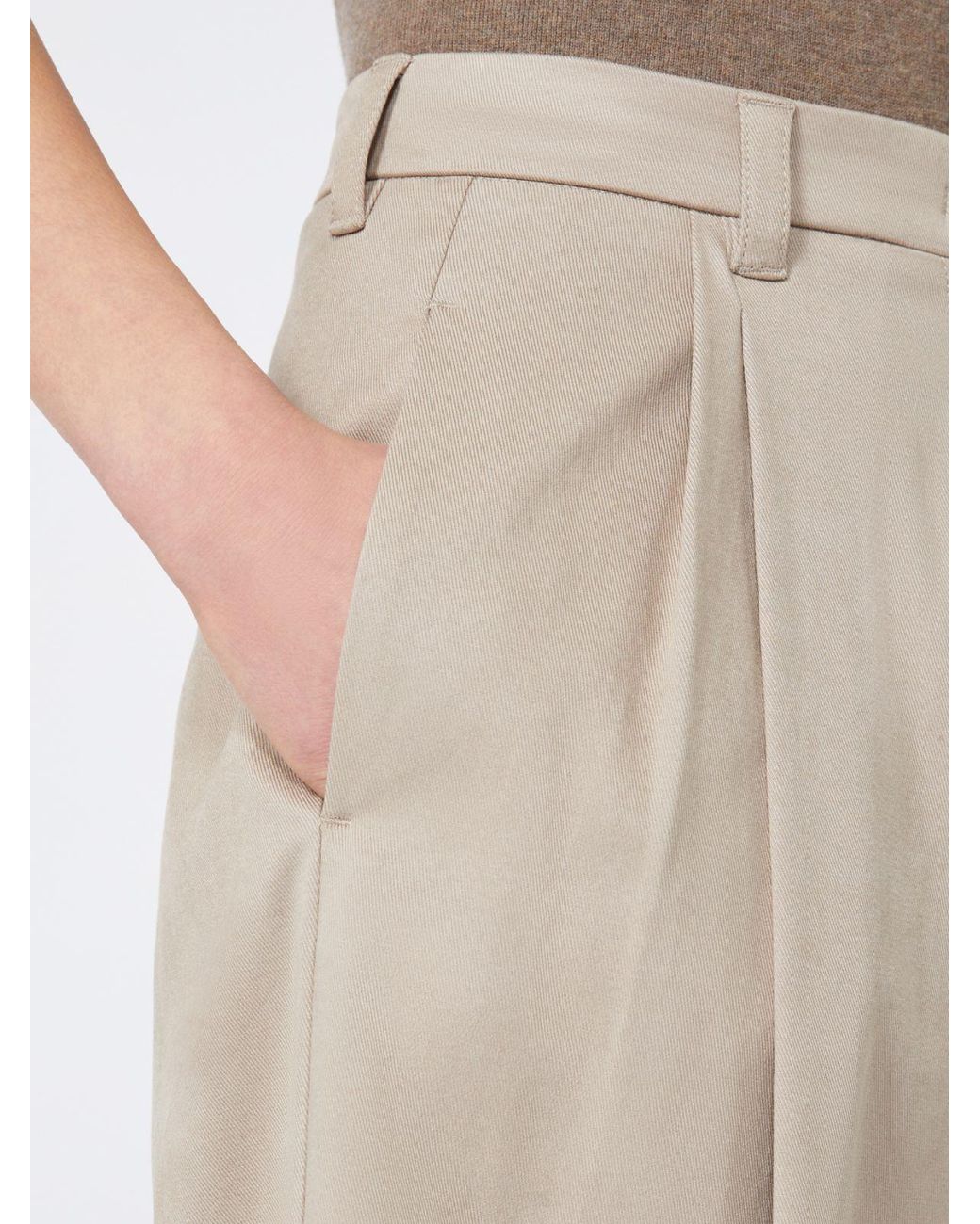 Max Mara Natural 'S Wide Leg Trousers