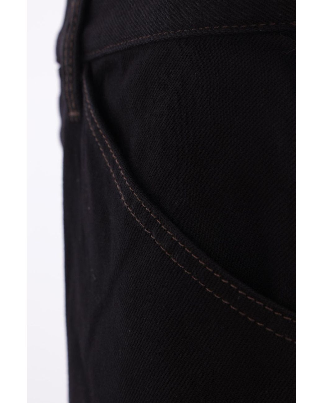 Lemaire Black Maxi Workwear Pants for men