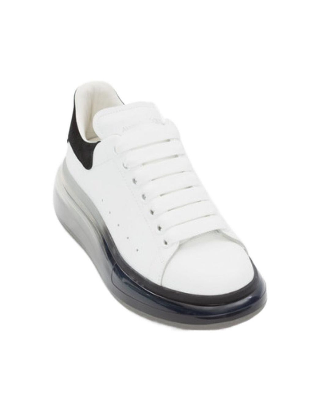 McQueen White Oversized Lace-Up Sneakers