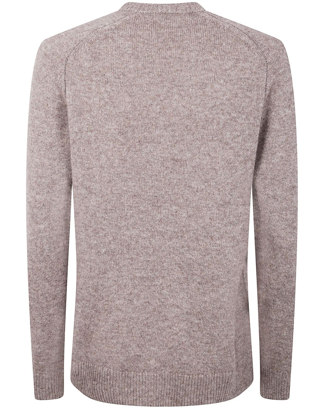 Aspesi Brown V-Neck Long Sleeved Jumper