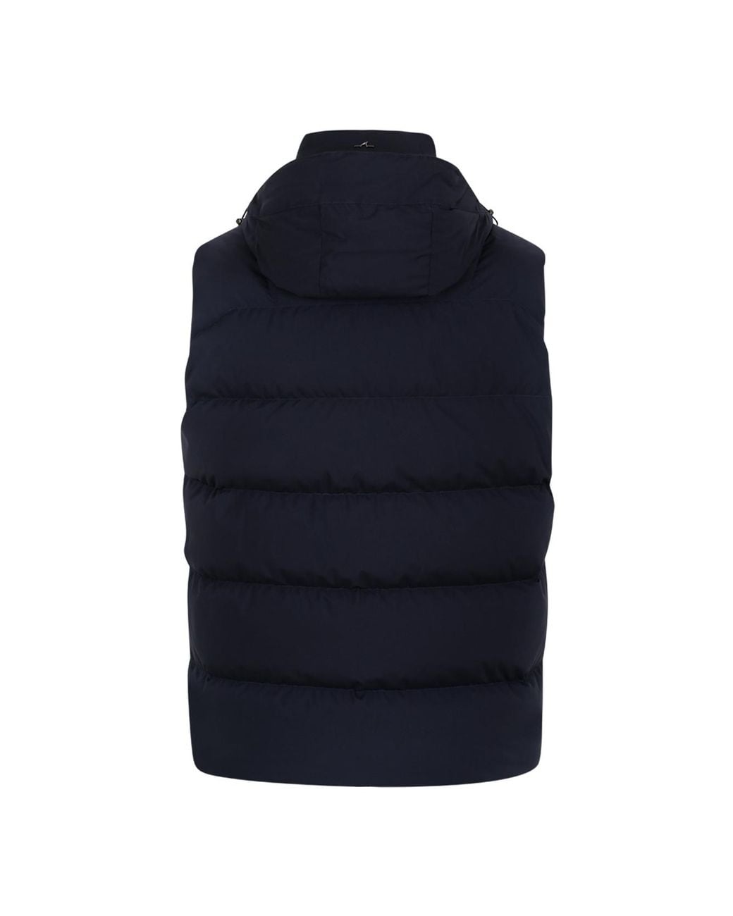 Paul & Shark Blue Hooded Padded Gilet for men