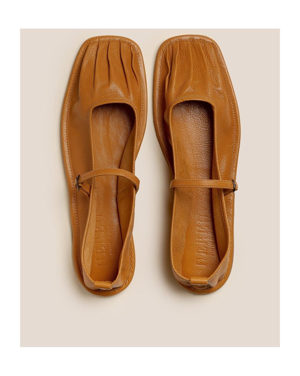 Hereu Brown Dansa Pleated Slipper