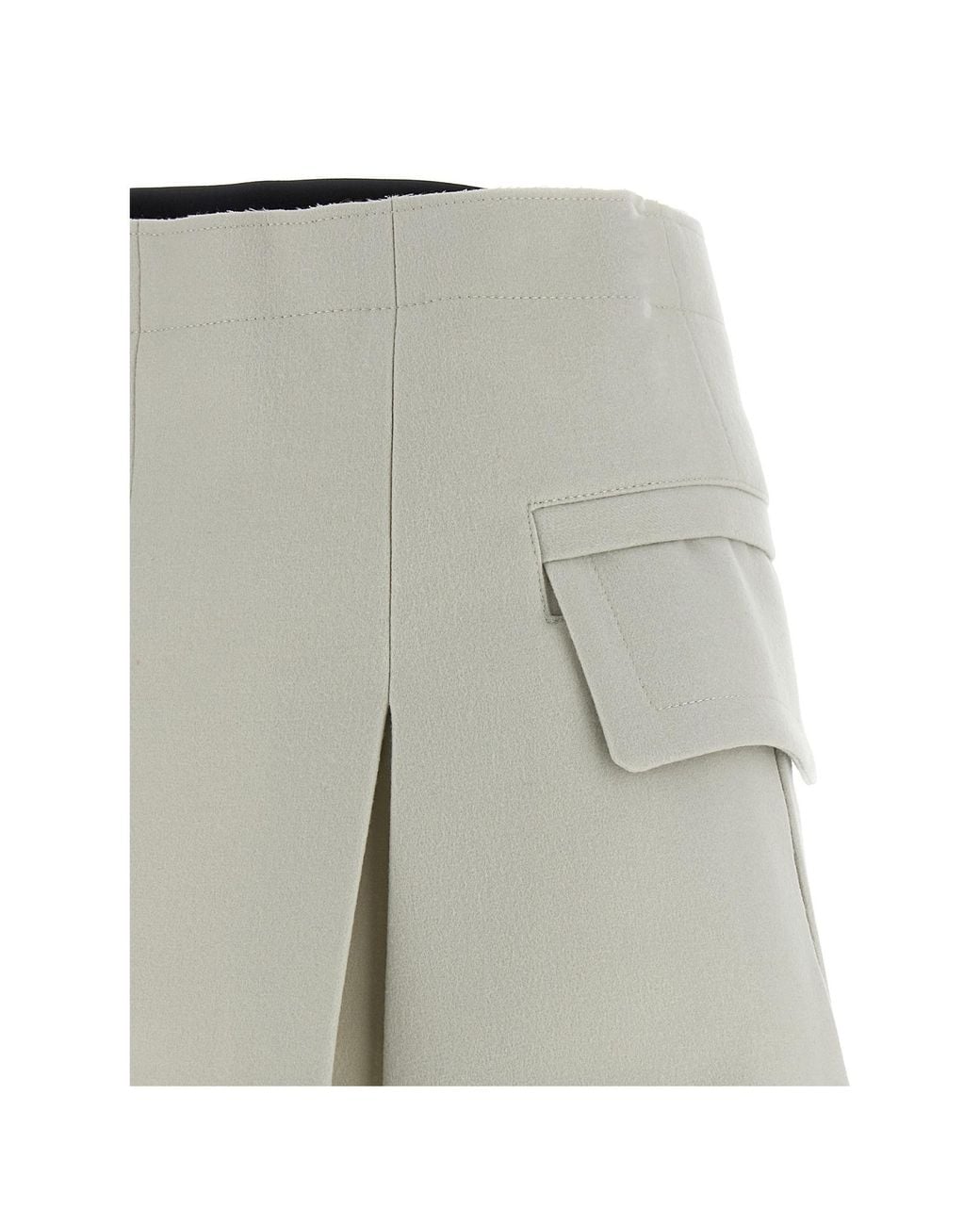 Sacai Multicolor 'Melton' Skort