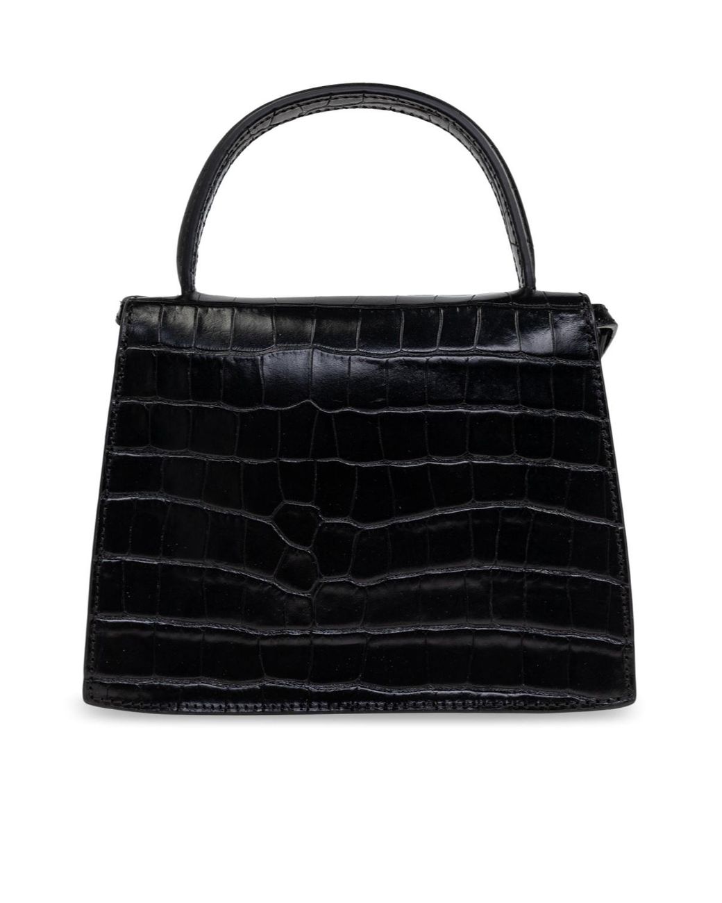 By Malene Birger Black Ramil Embossed Shoulder Bag