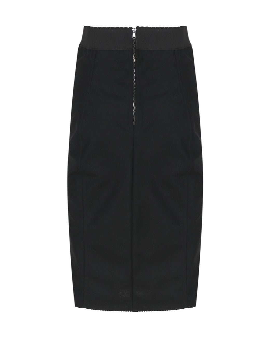 Dolce & Gabbana Black Corset-Style Skirt