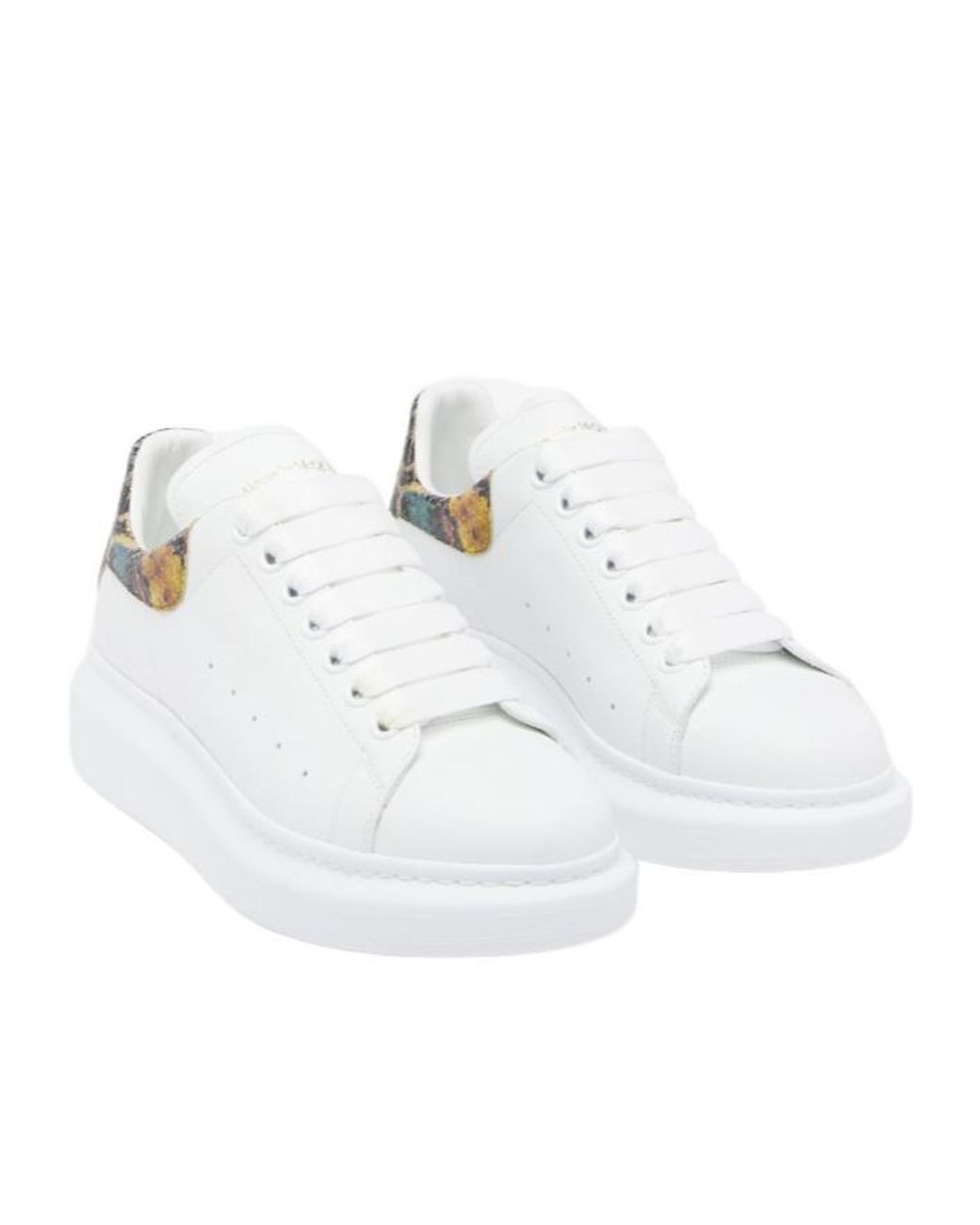 McQueen White Oversized Platform Sneakers