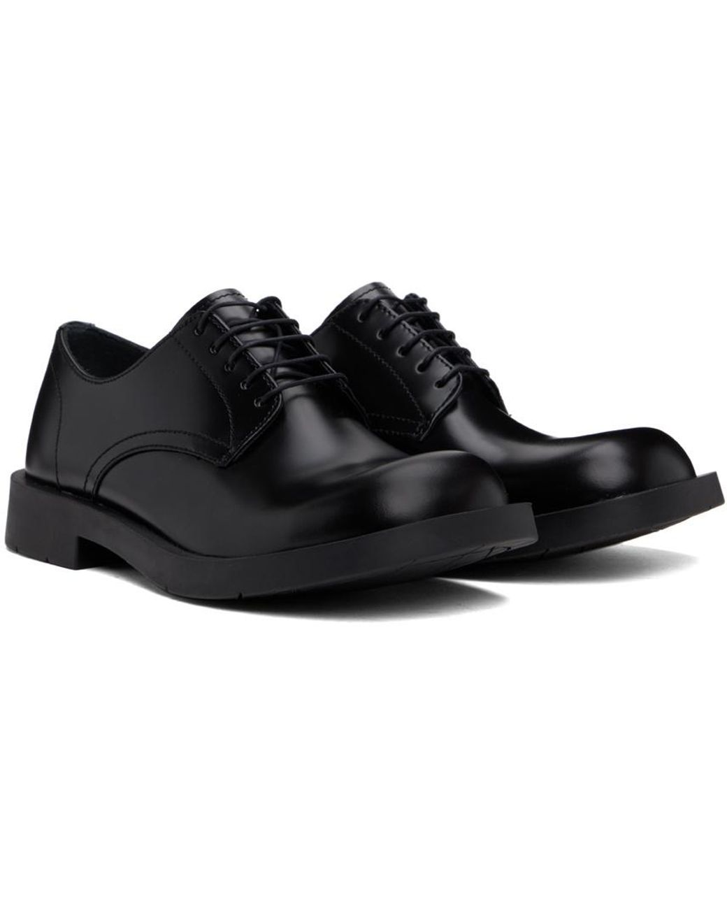CAMPERLAB Black Mil 1978 Leather Derby Shoes for men