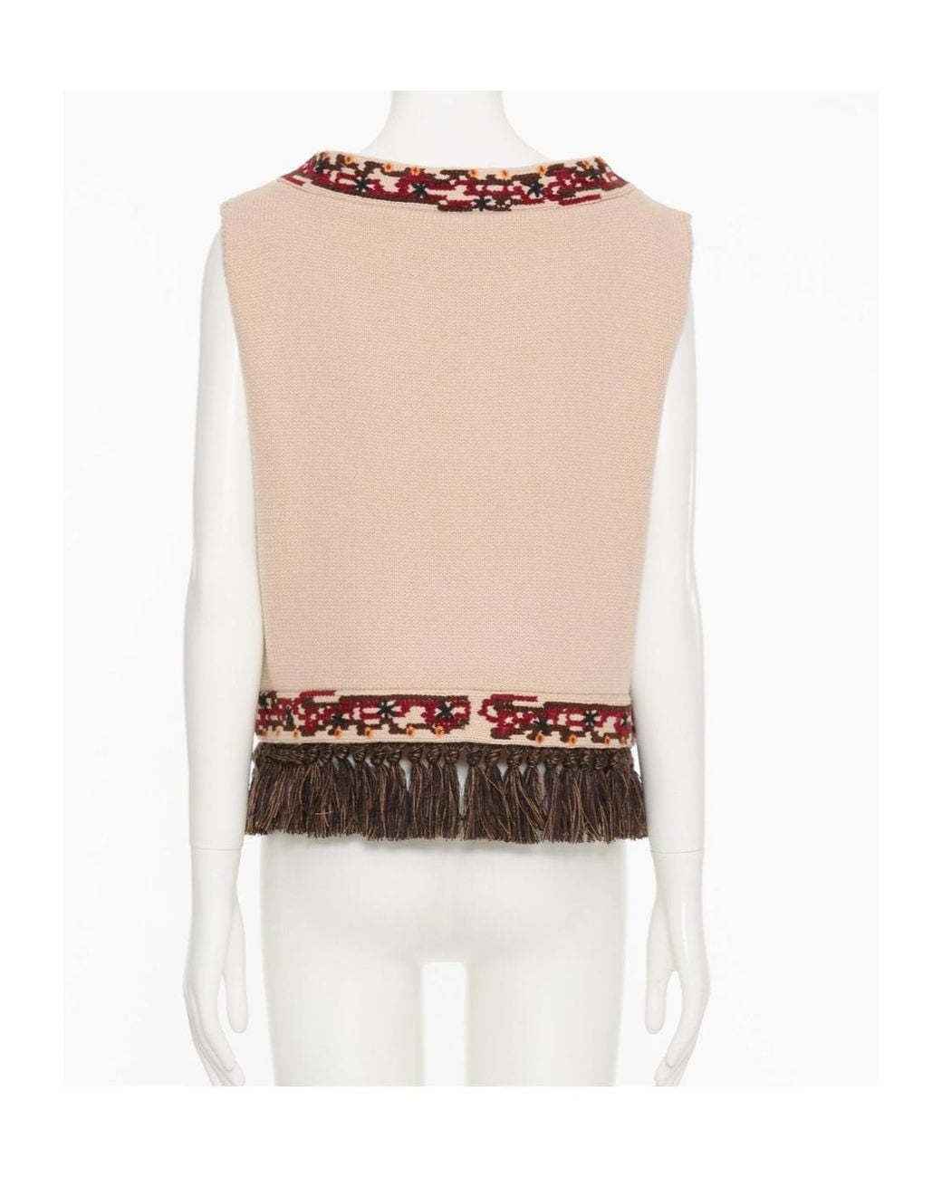 Valentino White Patterned Top