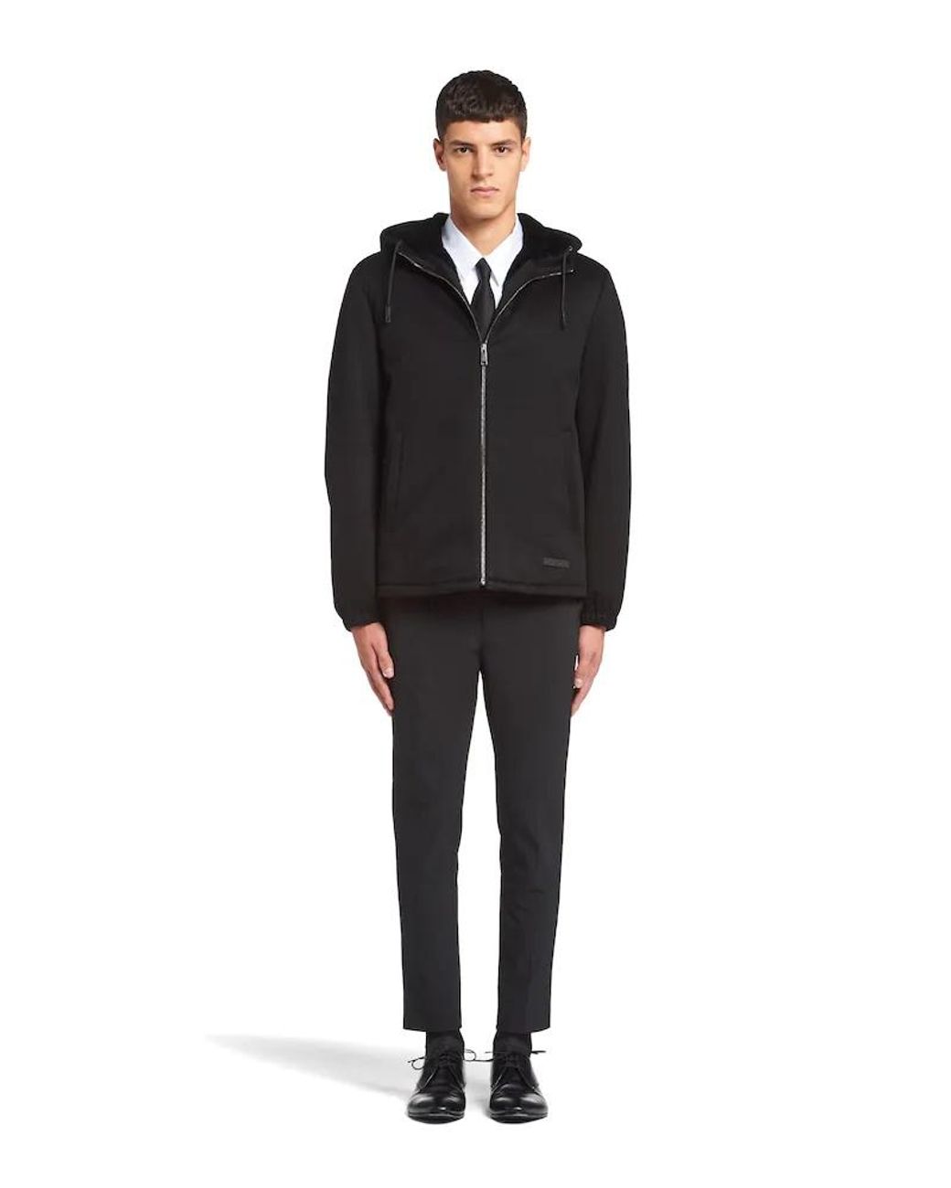 Prada Black Cashmere Blouson Jacket for men
