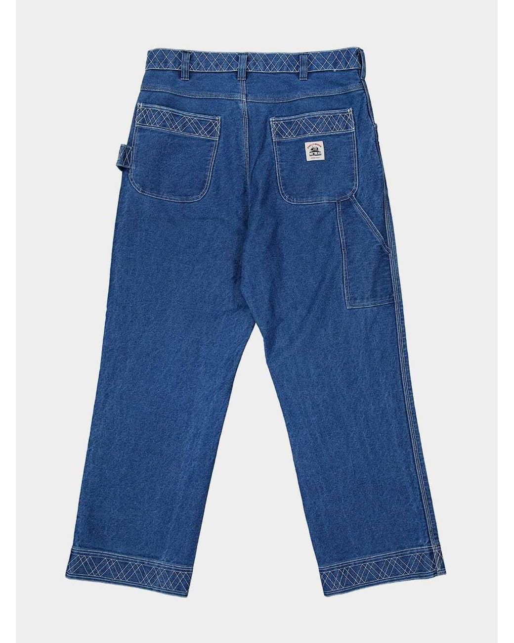 Bode Blue Belt Loop Jeans for men