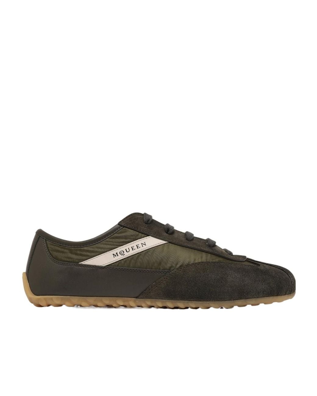 McQueen Brown Boxe Low-Top Sneakers for men
