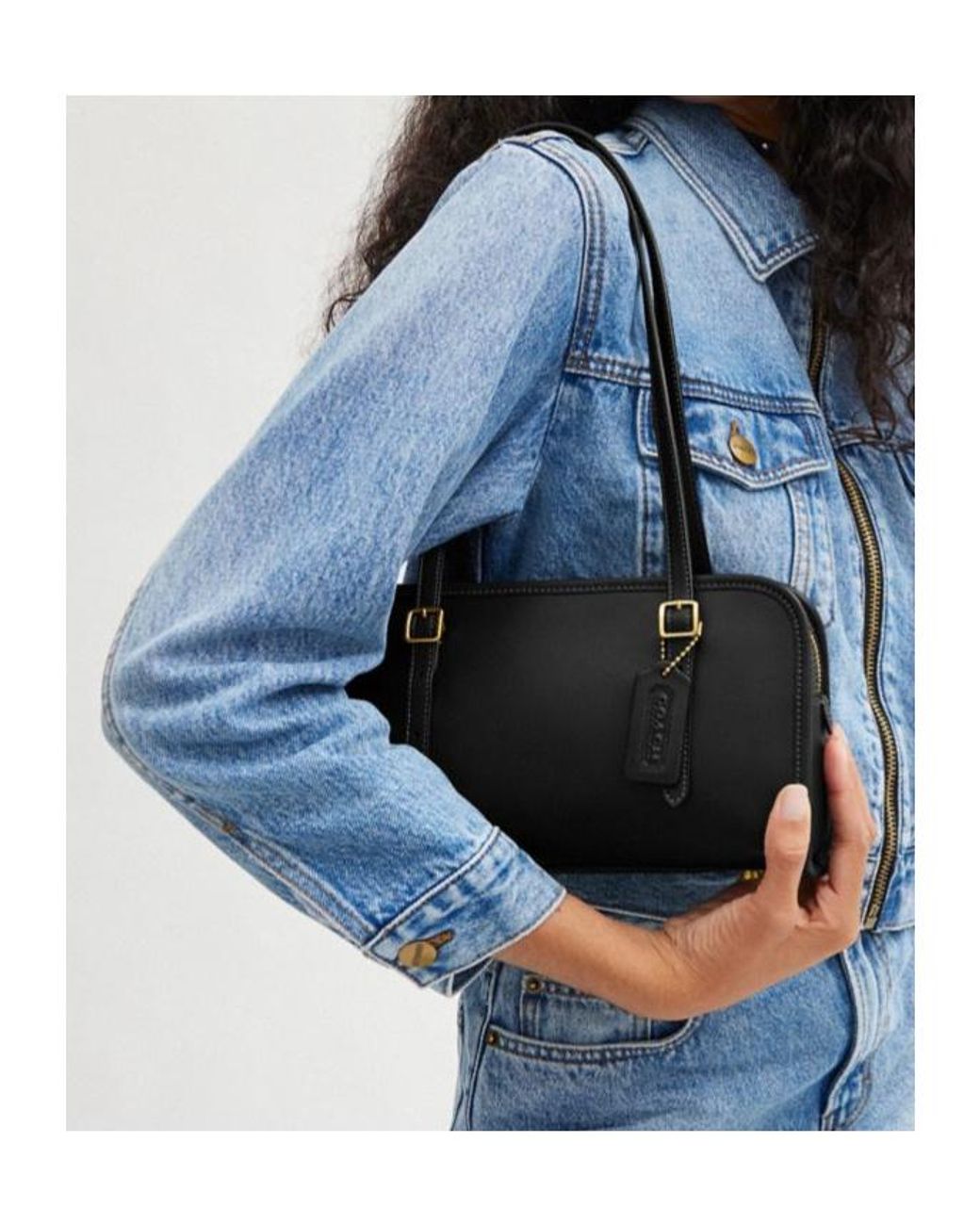 COACH Black Swing Zip