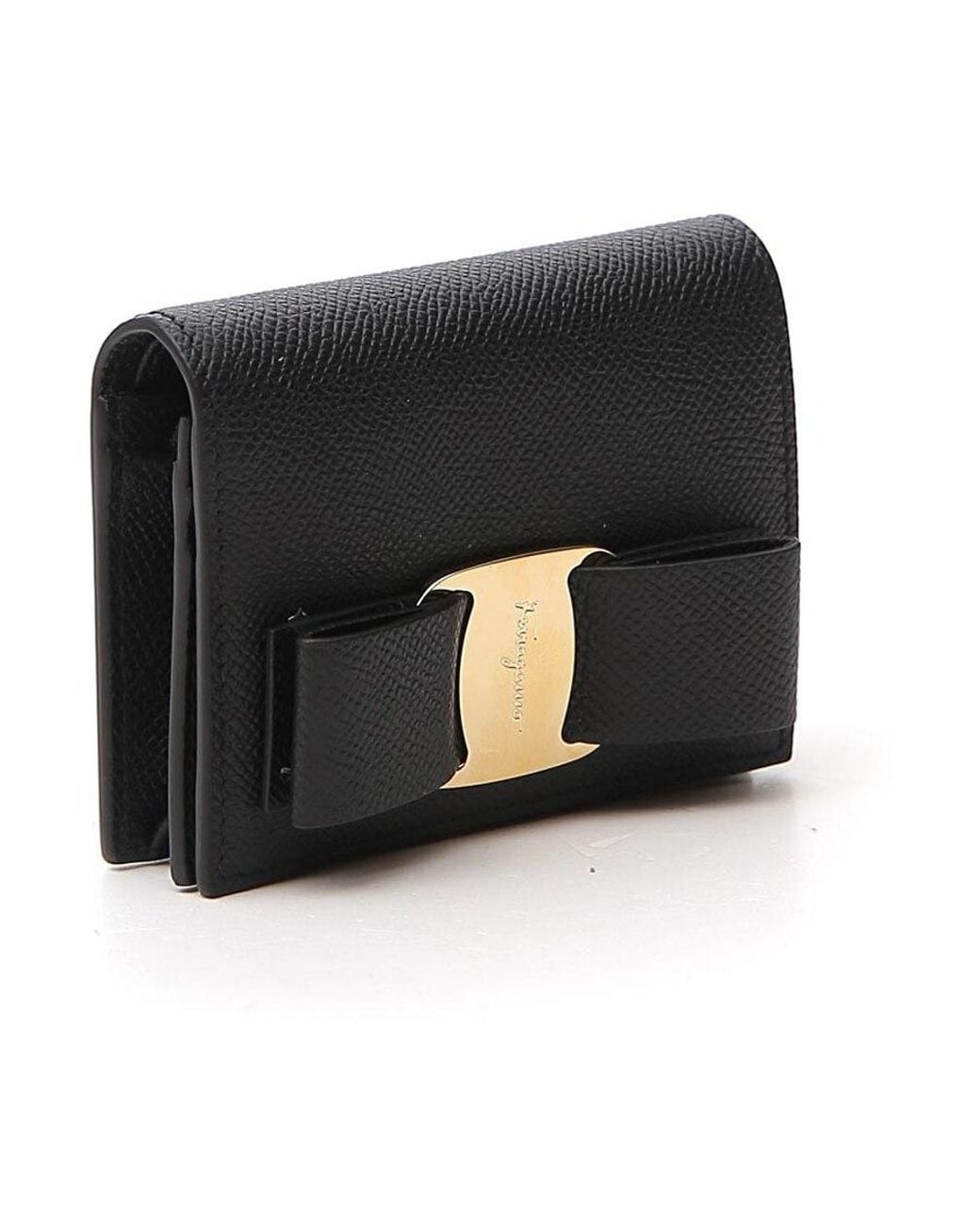 Ferragamo Black Ferragamo Vara Bow Coin Purse